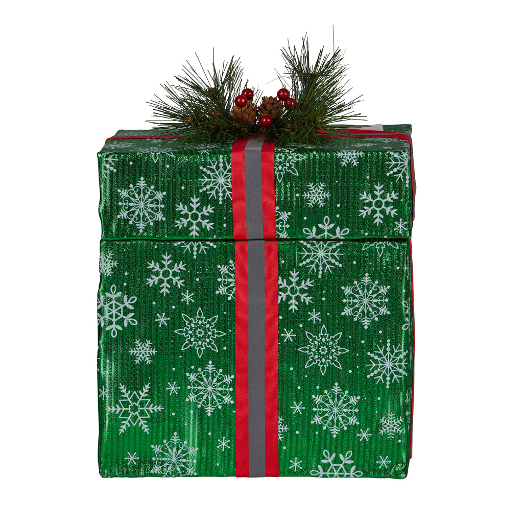 Christabelle Animated Elf Gift Box Led Lights Christmas Tree Decoration Ornament