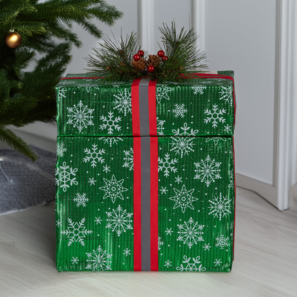 Christabelle Animated Elf Gift Box Led Lights Christmas Tree Decoration Ornament